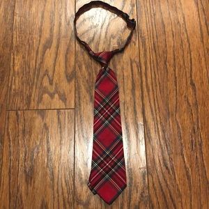 Boys Plaid Necktie